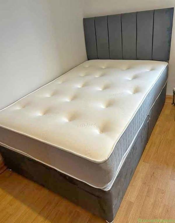 Double bed Frame with mattress