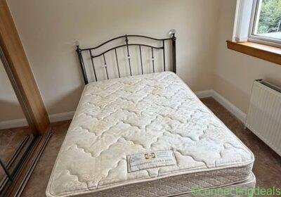 Double bed in Glasgow