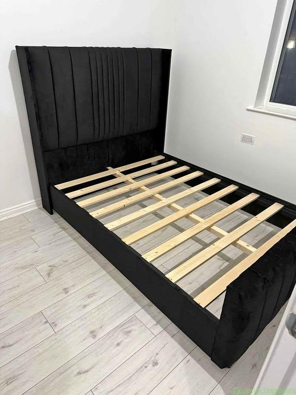 Double Bed with Mattress 4.6FT – Ottoman Gaslift