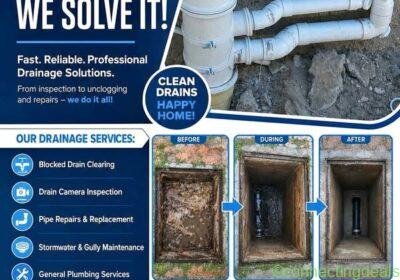Drainage unblocked in Cape Town