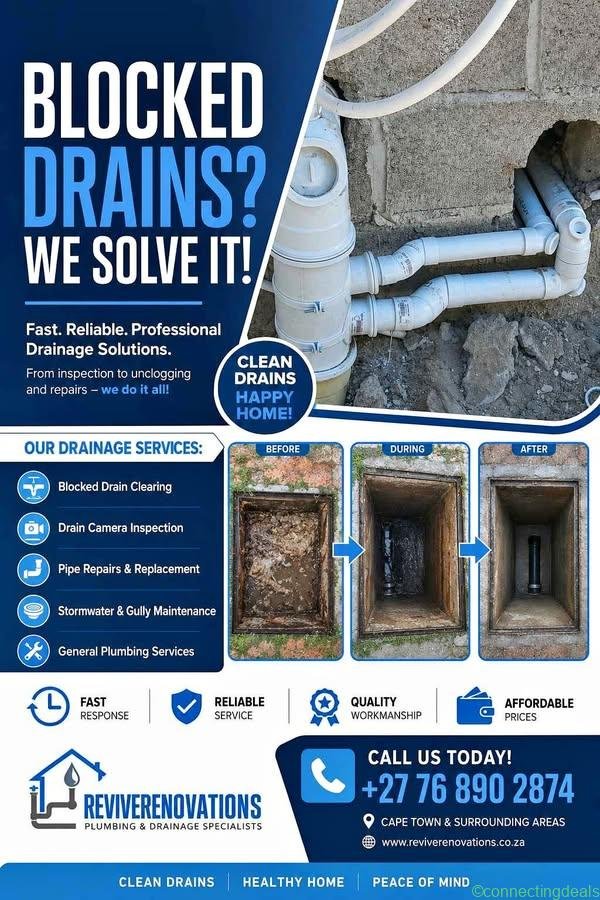 Drainage unblocked