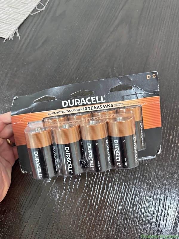 Duracell Coppertop D Batteries 8 Count