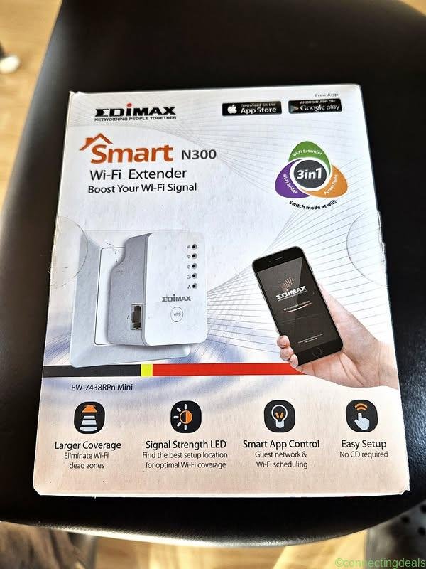 EDIMAX Smart N 300 Wi-Fi Extender