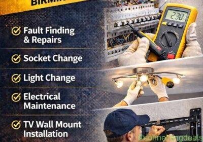 Free ad: Electrician in Birmingham. Electrician in Birmingham