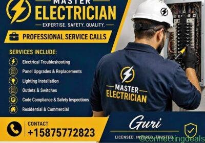 Electrician service call in Calgary