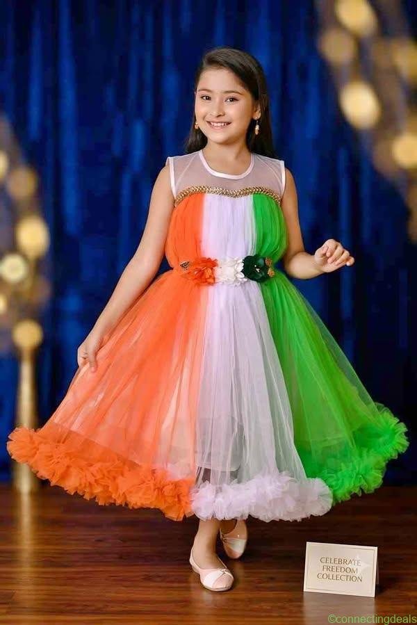 Exclusive Independence day special frock