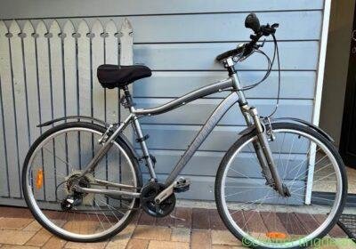 Free ad: Fluid Expedition silver grey bike bicycle large in Brisbane. Fluid Expedition silver grey bike bicycle large in Brisbane