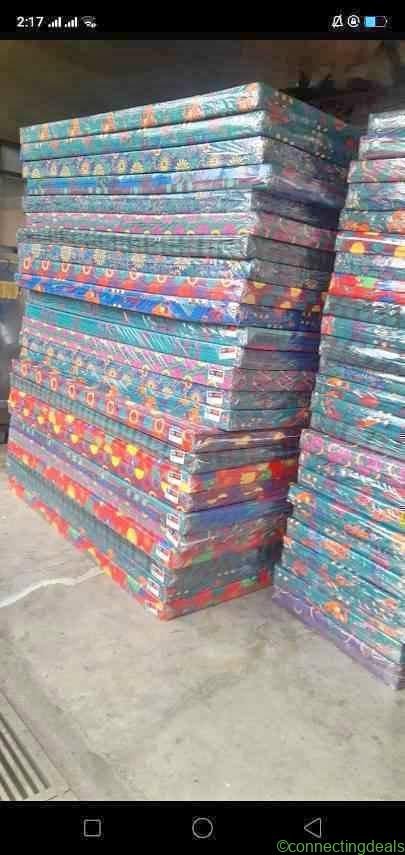 Foam mattress bed double deck