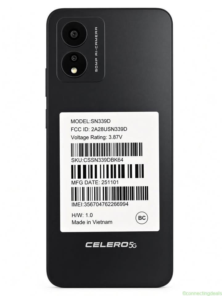 Free service Celero 5g phone