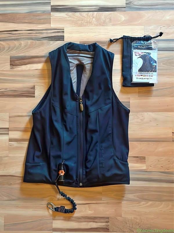 Freejump Airbag Weste MT Schwarz