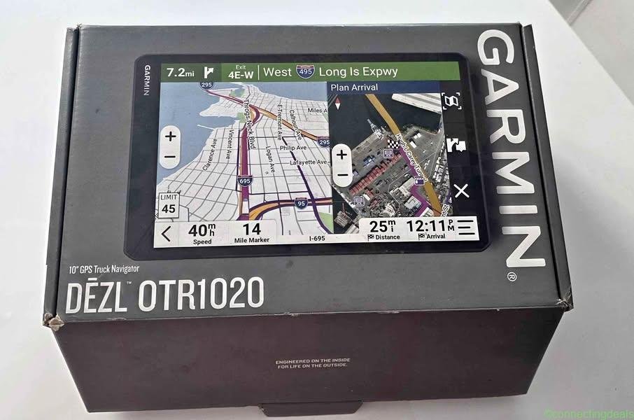 Garmin dēzl OTR1020 10″ GPS Truck Navigator