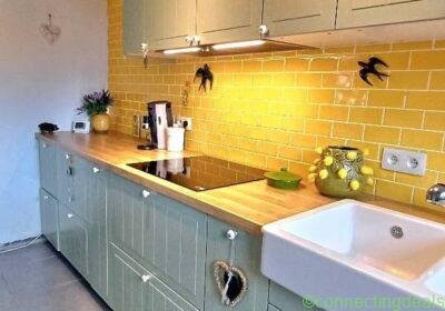 Gelijkvloers appartement met 2 tuintjes, 3slpk, in Brussels