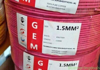 GEM 1.5MM CABLE in Kuala Lumpur