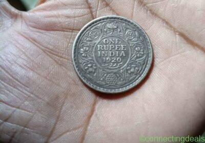 George v King emperor silver coin in Guwahati
