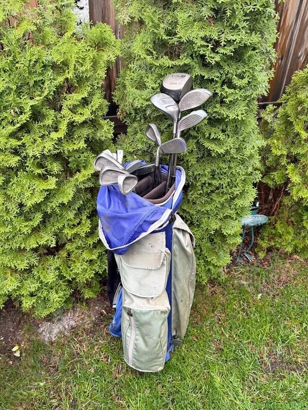 Golf clubs set and bag