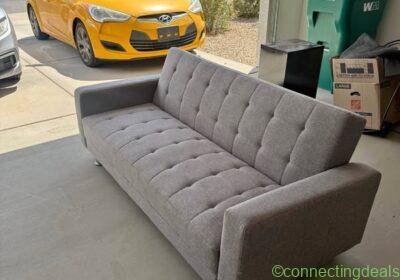 Free ad: Gray Futon in Phoenix. Gray Futon in Phoenix