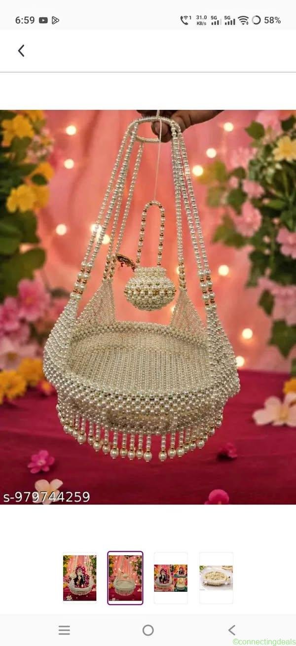Handcrafted Laddu gopal Jhula