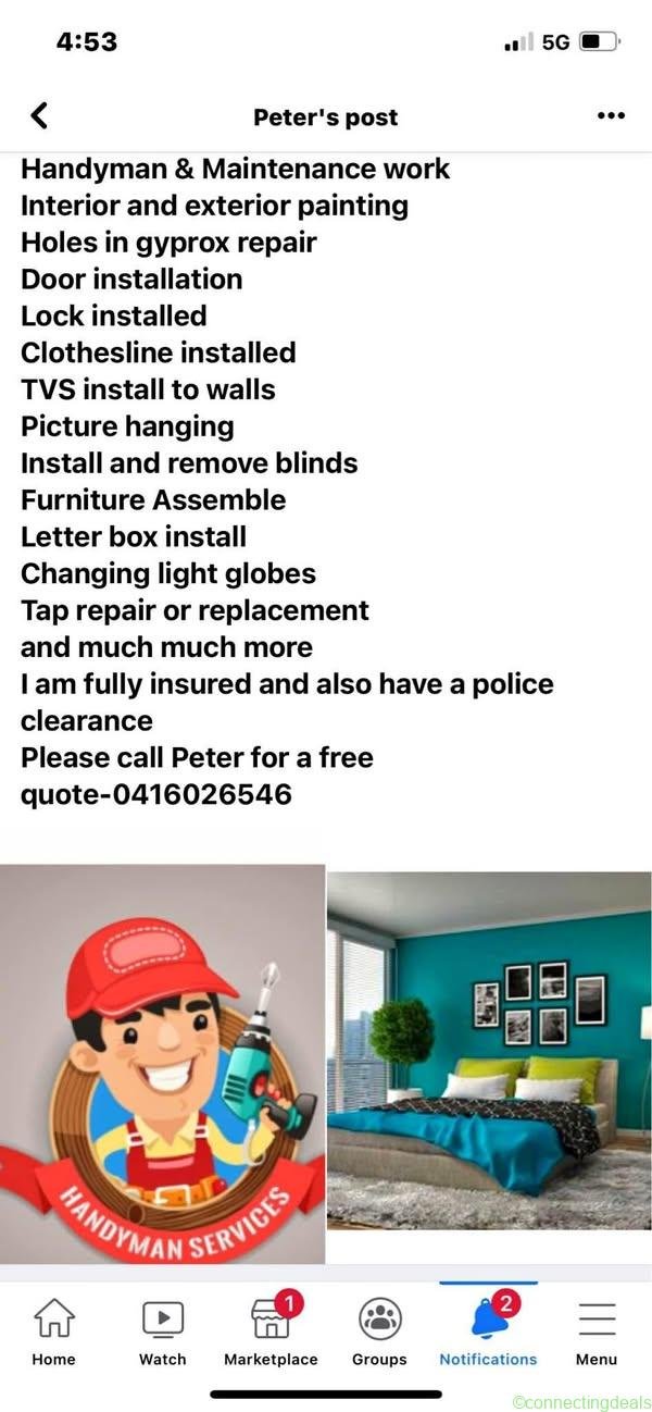 Handyman and maintenance