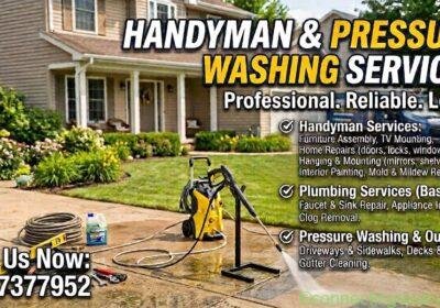 Free ad: Handyman & Pressure Washing Services in Dublin. Handyman & Pressure Washing Services in Dublin