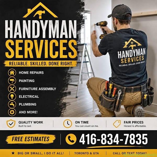 Handyman Services – Toronto & GTA