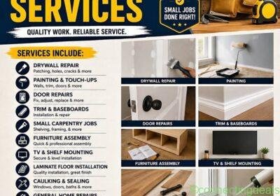 Free ad: Handyman services in Victoria. Handyman services in Victoria