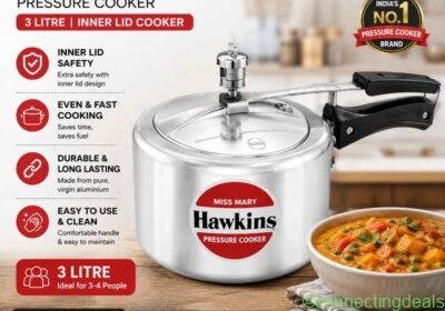 Free ad: Hawkins 3 Litre Miss Mary Pressure Cooker, Inner in Jaipur. Hawkins 3 Litre Miss Mary Pressure Cooker, Inner in Jaipur