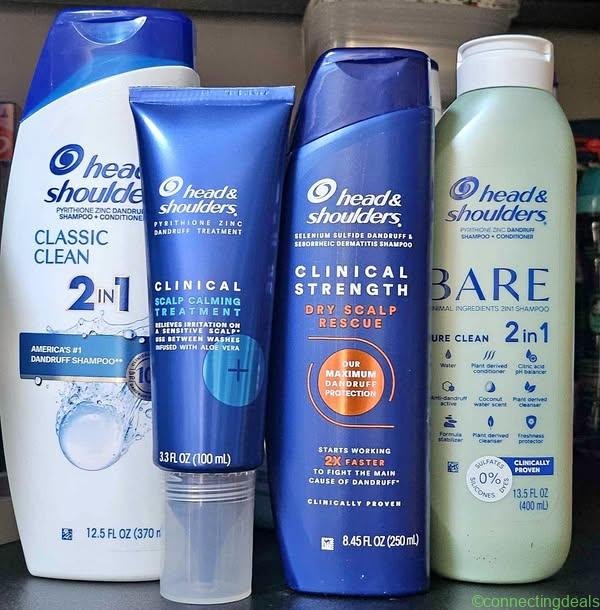 Head & Shoulders Dandruff Shampoo Bundle – 4 Items