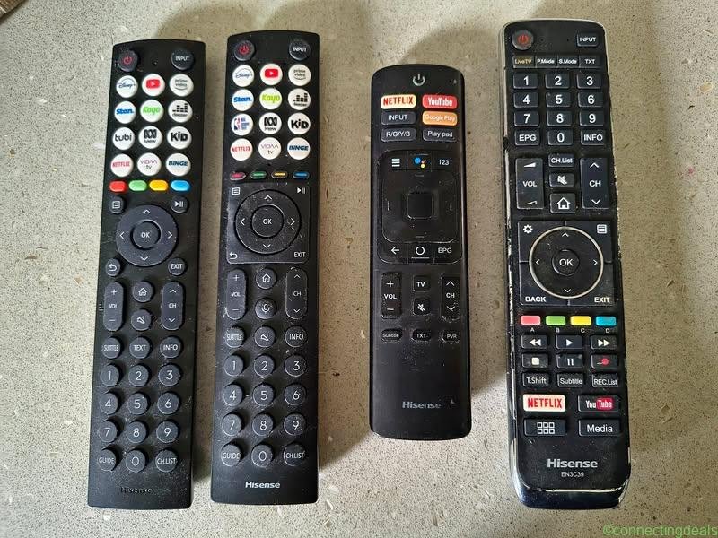 Hisense Smart TV Remote EN3A32 EN3G39 EN3B39