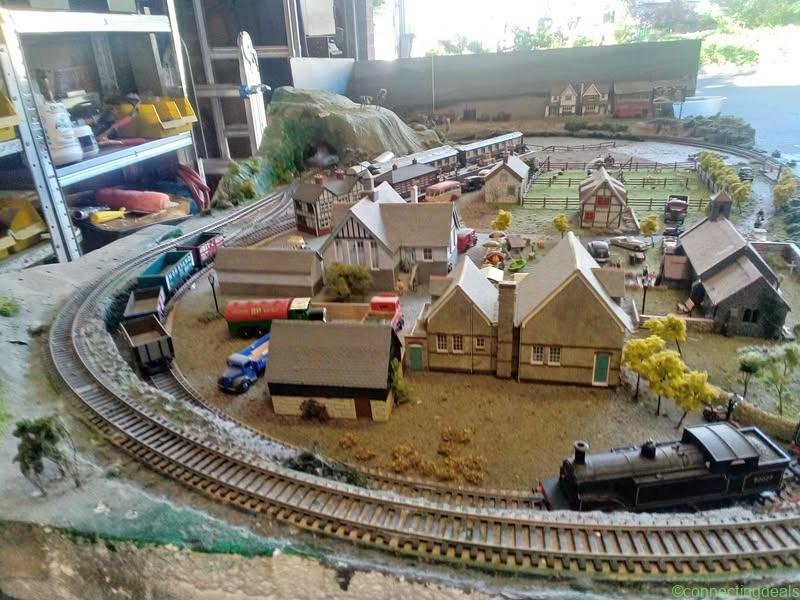 Ho model train setup