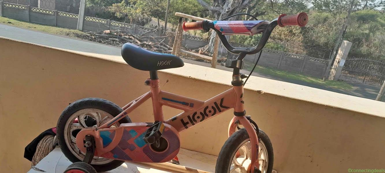 Hook 12-Inch Kids Bicycle with Training Wheels