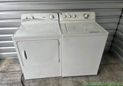 Free ad: Hotpoint Dryer and GE Washer Set in Portland. Hotpoint Dryer and GE Washer Set in Portland