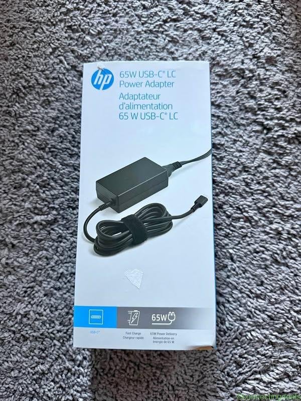 HP 65W USB-C LC Power Adapter