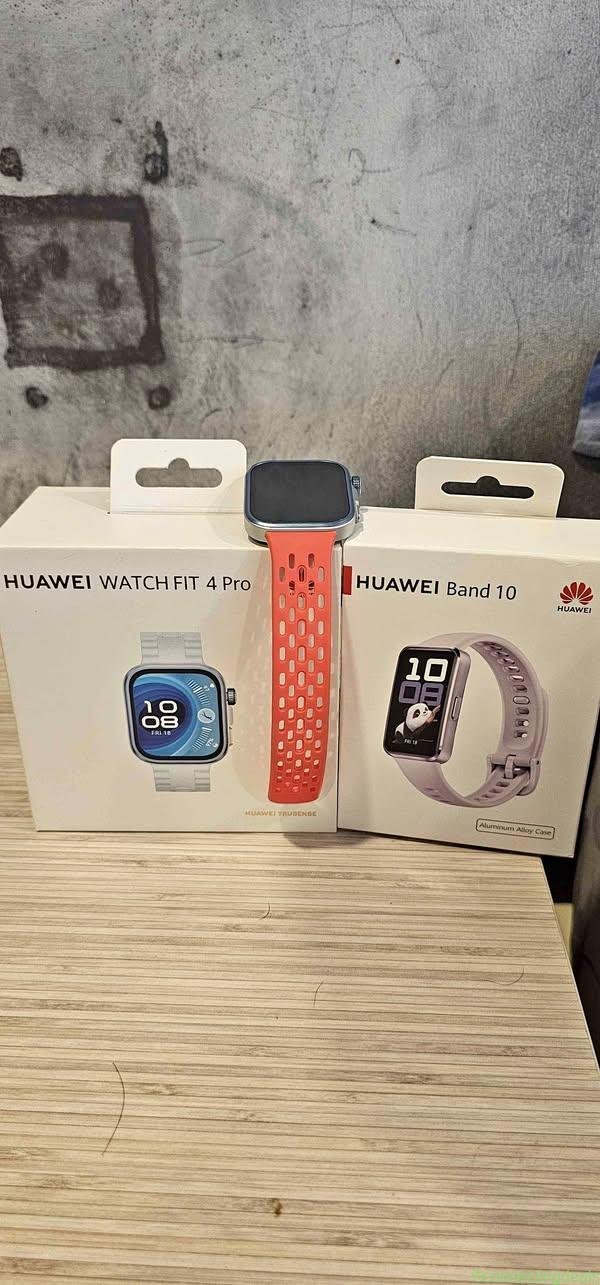 Huawei Fit 4 Pro + Band 10 (Purple) — Full Set |
