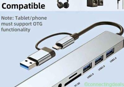 Hub 8 en 1 con puertos USB y Tipo-C in Medellín
