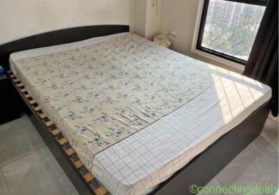 Free ad: Ikea queen size bed + kurl on mattress in Mumbai. Ikea queen size bed + kurl on mattress in Mumbai