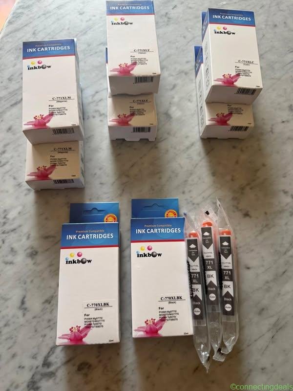 Ink cartridges 770 XLBK (2,) 771 XLBK (3,) 771
