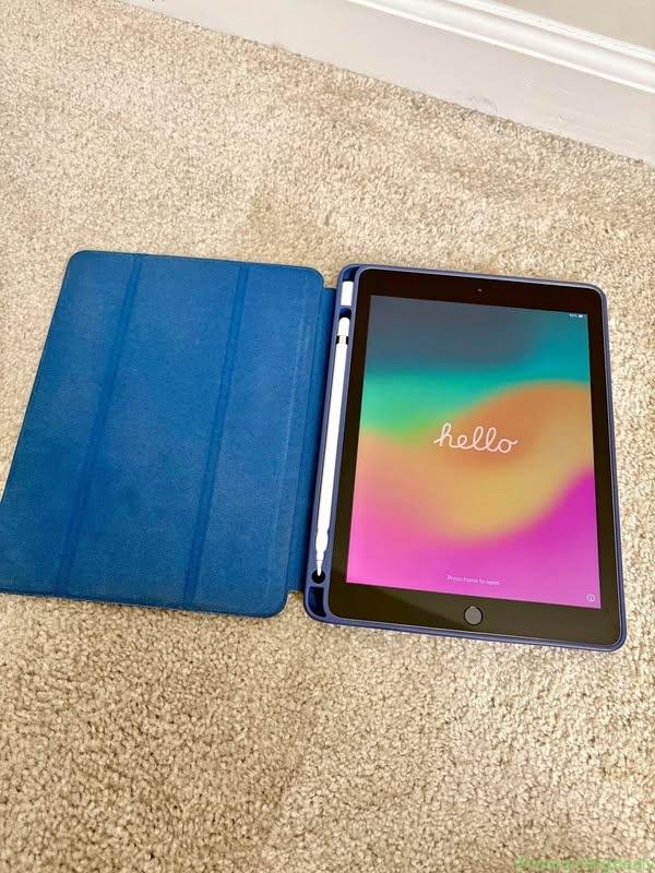 iPad 6th Gen 32GB Wi-Fi – Space Gray + Apple