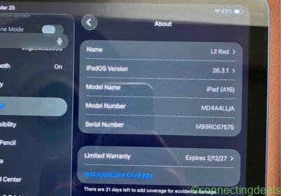 iPad (A16) 128GB W/ Leather case in Kansas City