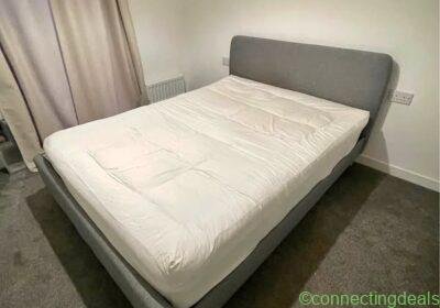 Free ad: John Lewis King size Bonn bed in Glasgow. John Lewis King size Bonn bed in Glasgow