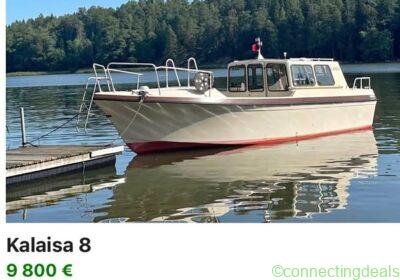 Free ad: Kalaisa 8 (1980) Volvo Penta (2000) 60hv+traileri in Helsinki. Kalaisa 8 (1980) Volvo Penta (2000) 60hv+traileri in Helsinki