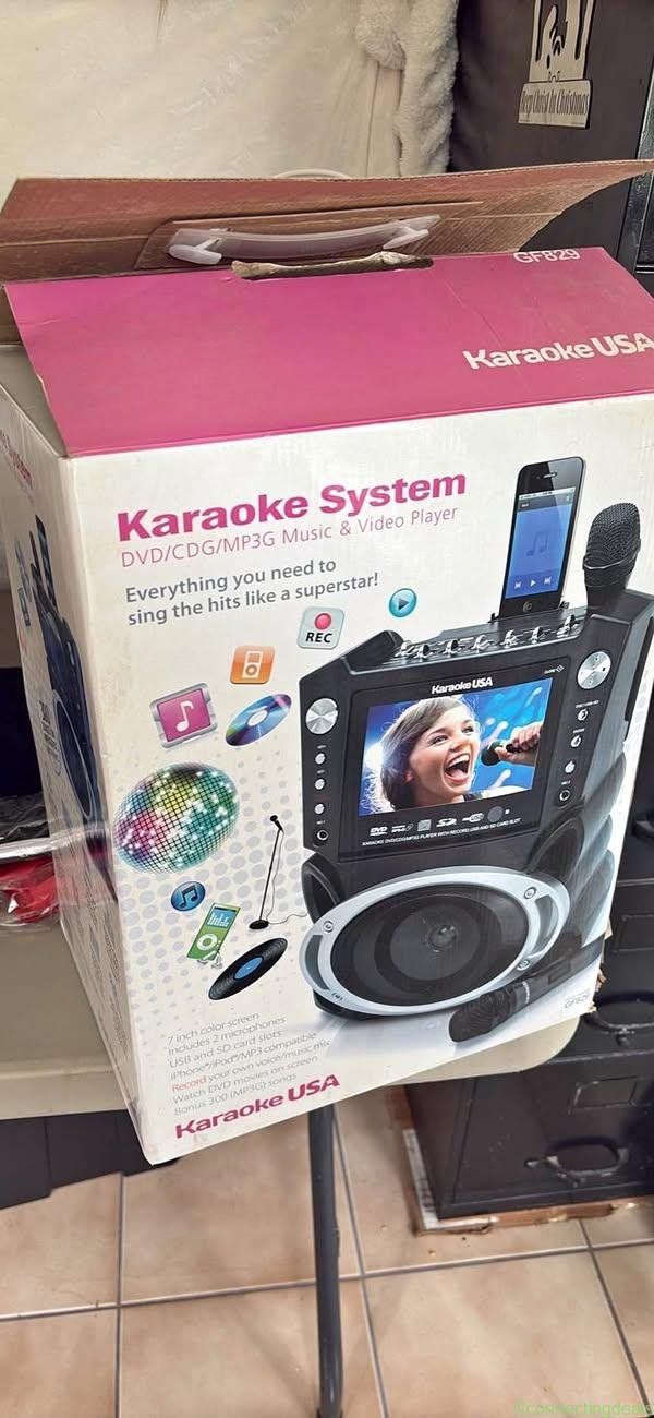 Karaoke machine!
