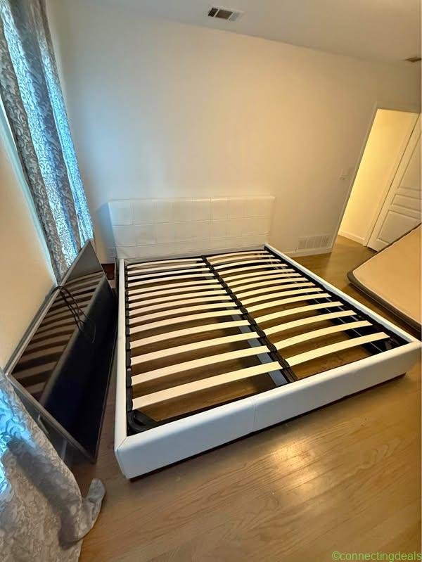King Bed frame – white