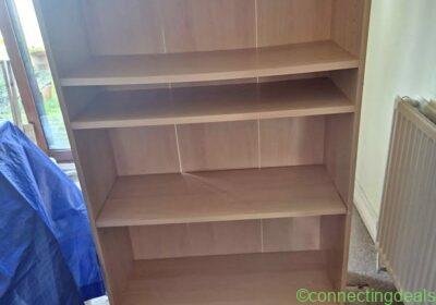 Free ad: Large Wooden Bookcase in London. Large Wooden Bookcase in London