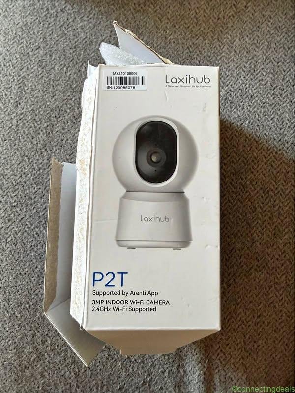 Laxihub P2T 3MP Indoor Wi-Fi Camera