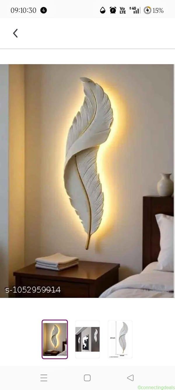 Leaf Souland Wallchiere Wall Lamp in 3 mode