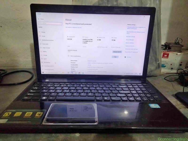 Lenovo G580 i3 2nd Gen 4gb 128gbSSD