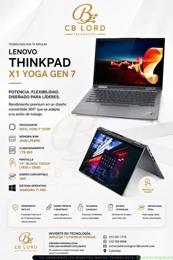 Lenovo ThinkPad X1 Yoga Gen 7 Core i7 1270P