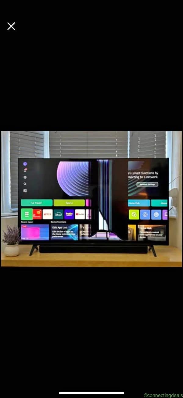 LG UR80 55 inch 4K Smart UHD TV (Damaged Display)