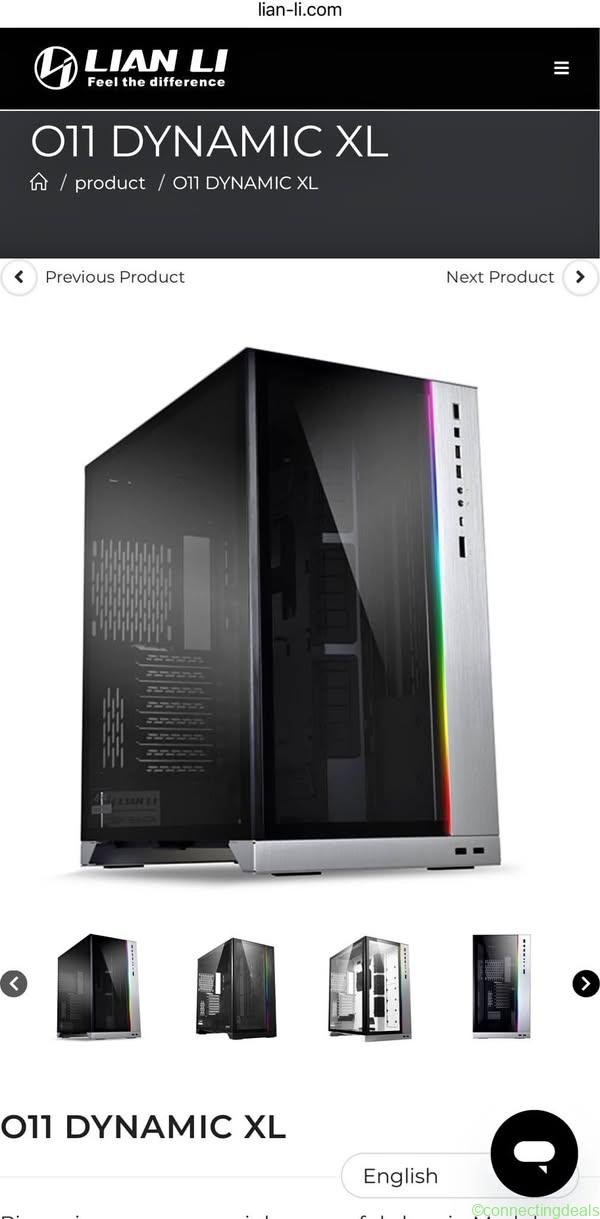 Lian Li O11 Dynamic XL PC Case – 8auer limited