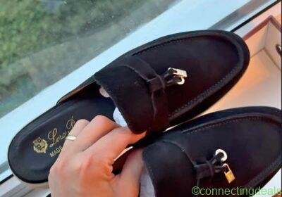 Loro piana loafers / instappers zwart in Amsterdam